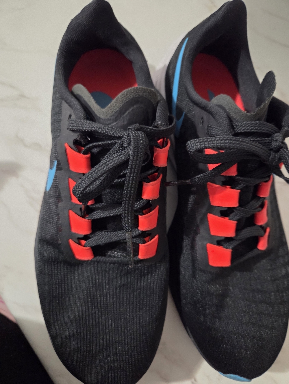 Nike Air Zoom Pegasus 37 Running Shoes Black - Picture 2 of 7